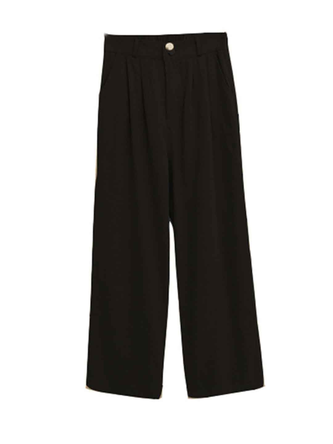 Layla Loose Straight Wide-Leg Pants
