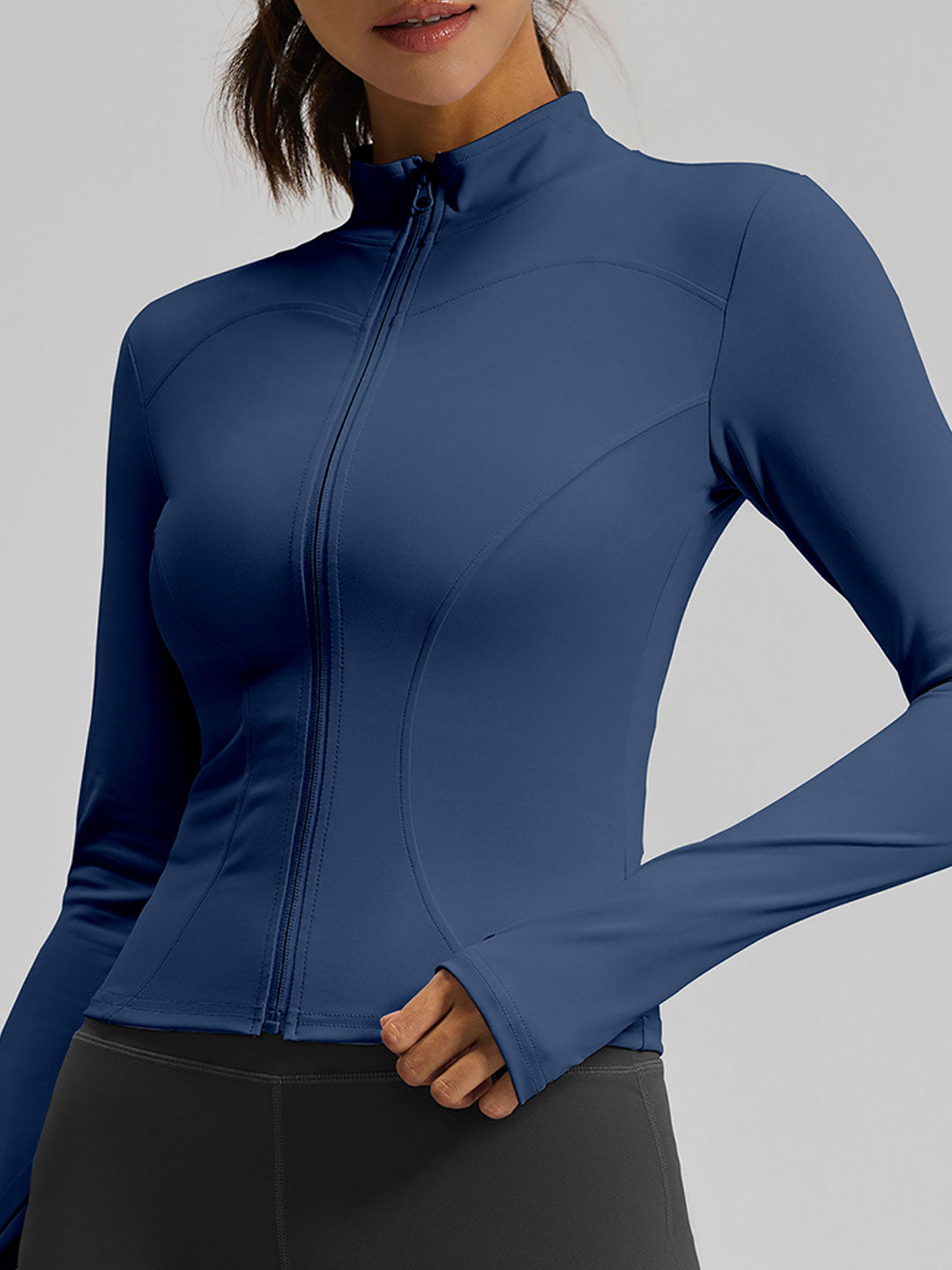 Classic Slim Fit Lightweight Yoga Athletic Jacket