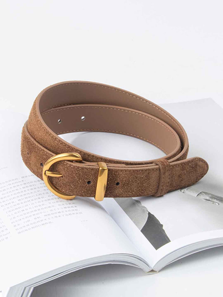 Retro Suede Belt