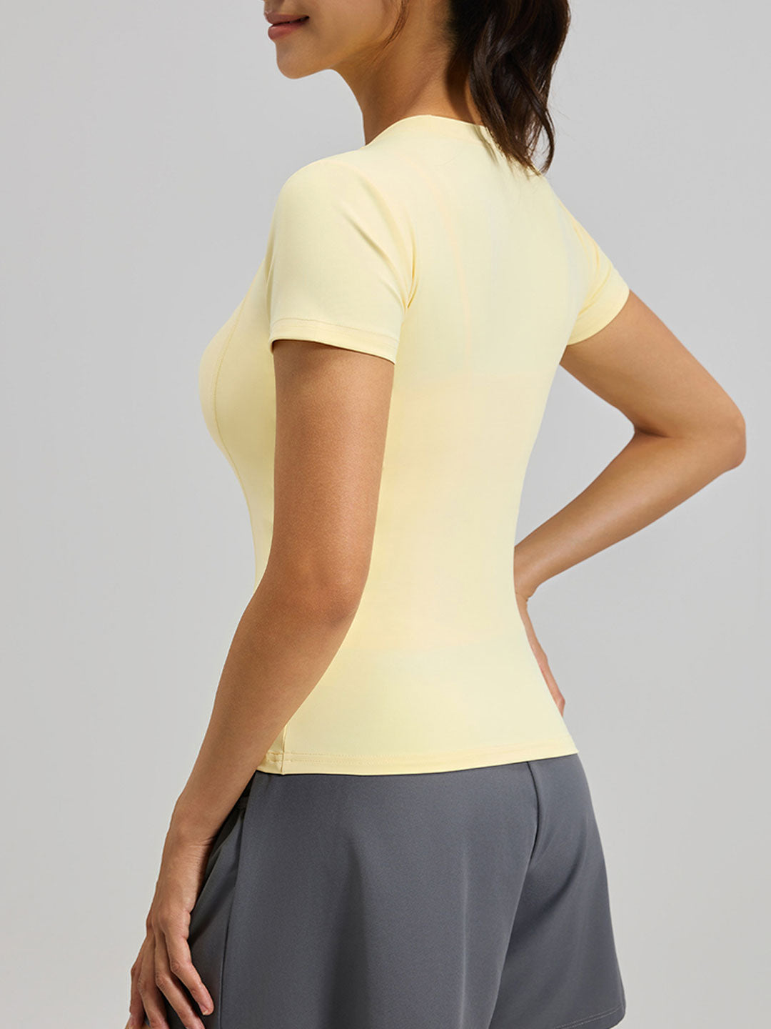 Square Neck Yoga Running Training Top