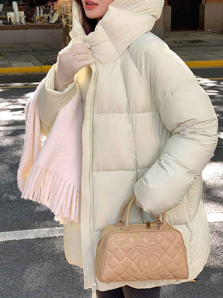 Natalie Classic Solid Color Winter Coat