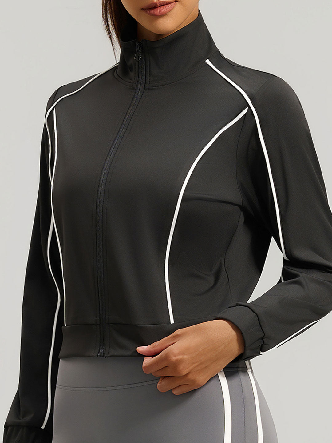 Emma Casual High-Elasticity Breathable Yoga Athletic Jacket