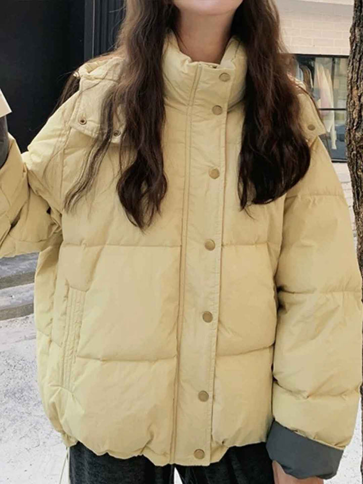 Mia Classic Solid Color Winter Coat