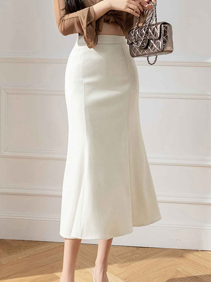 Sophia Elegant High-Waisted Fishtail Skirt
