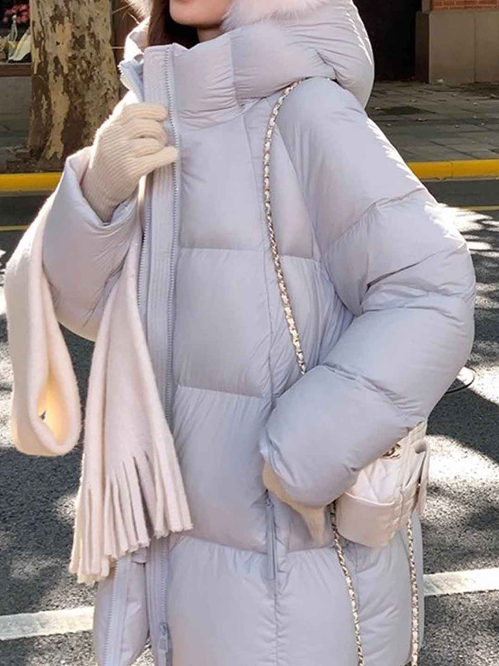 Natalie Classic Solid Color Winter Coat