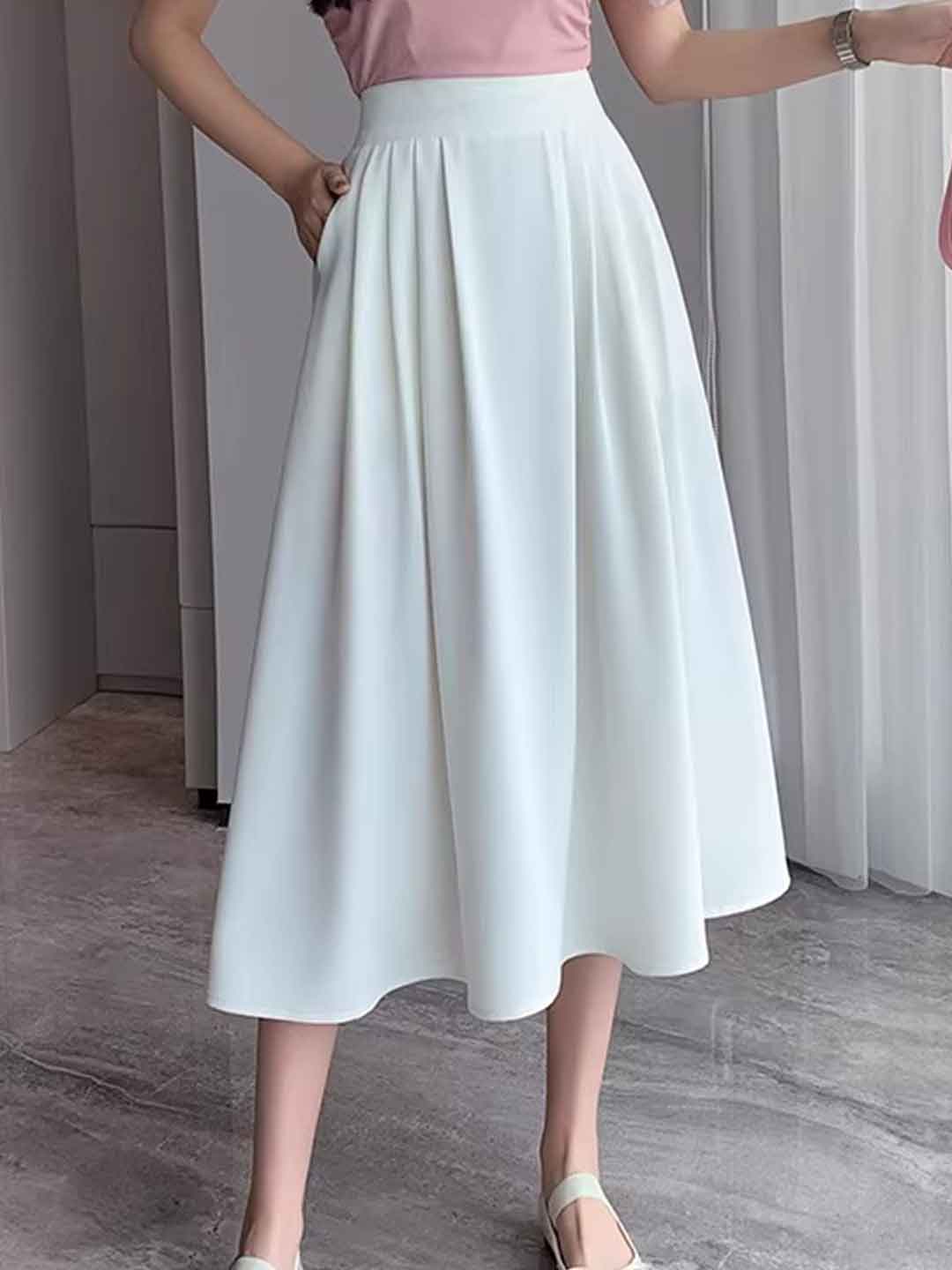 Amelia Daily A-Line High-Waisted Skirt