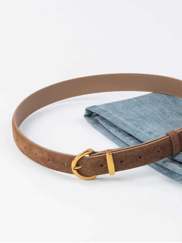 Retro Suede Belt