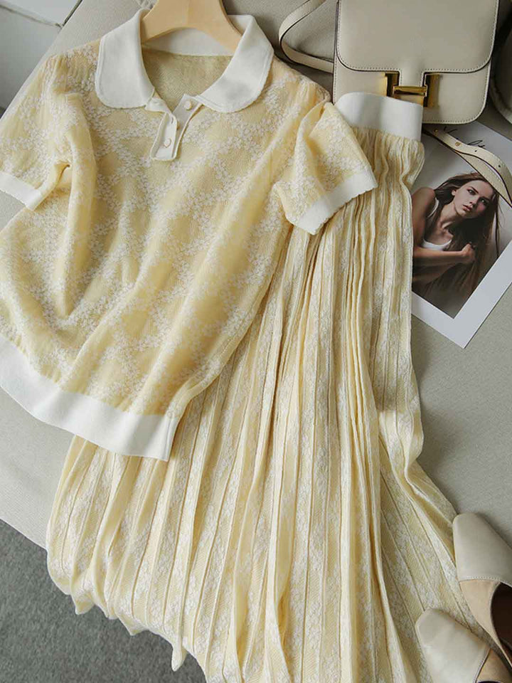 Kylie Classic Doll Collar Elastic Waist Set