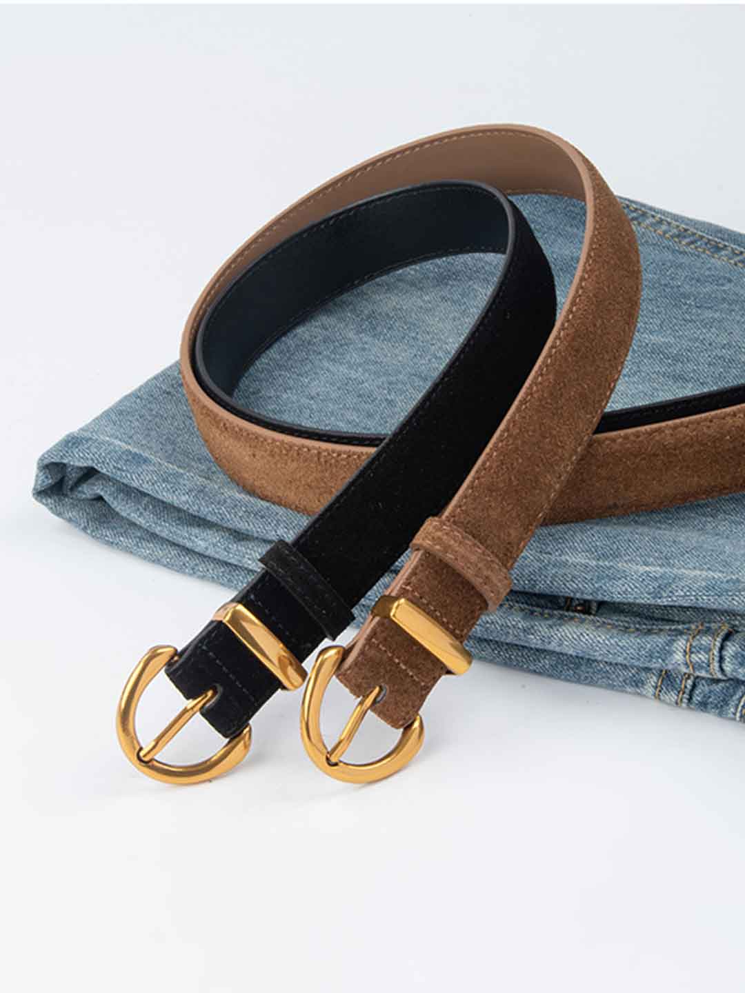 Retro Suede Belt