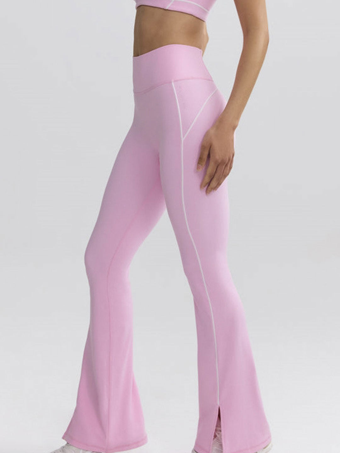 Tight Training Yoga Flared Pants Set