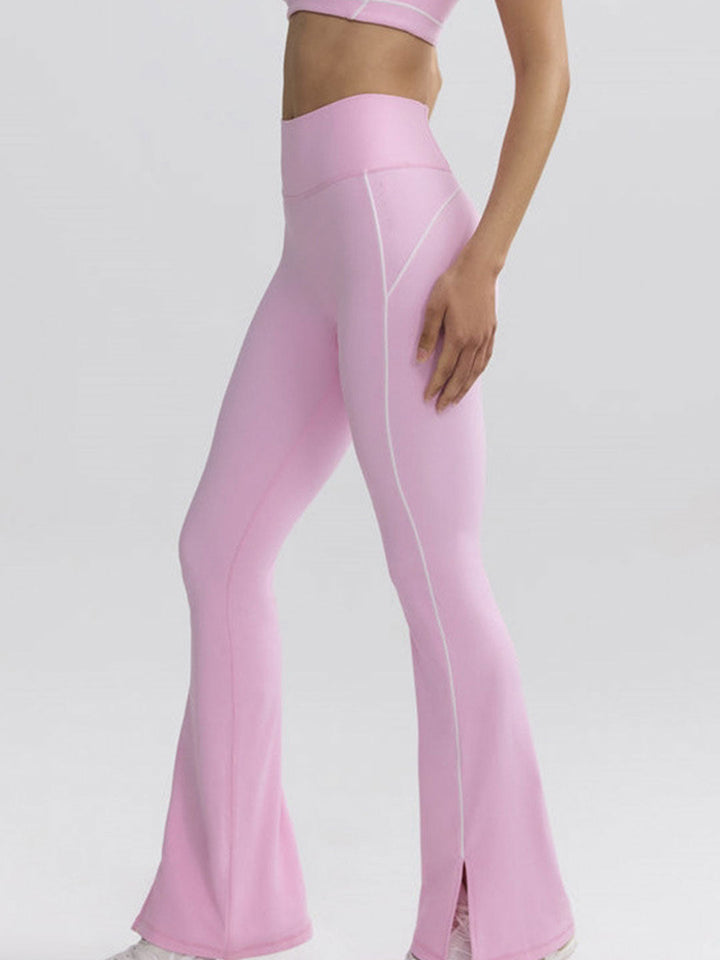 Tight Training Yoga Flared Pants Set