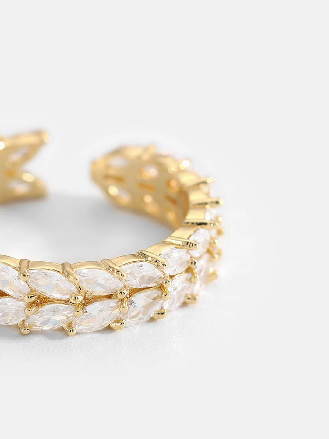 Adjustable Leaves Ring