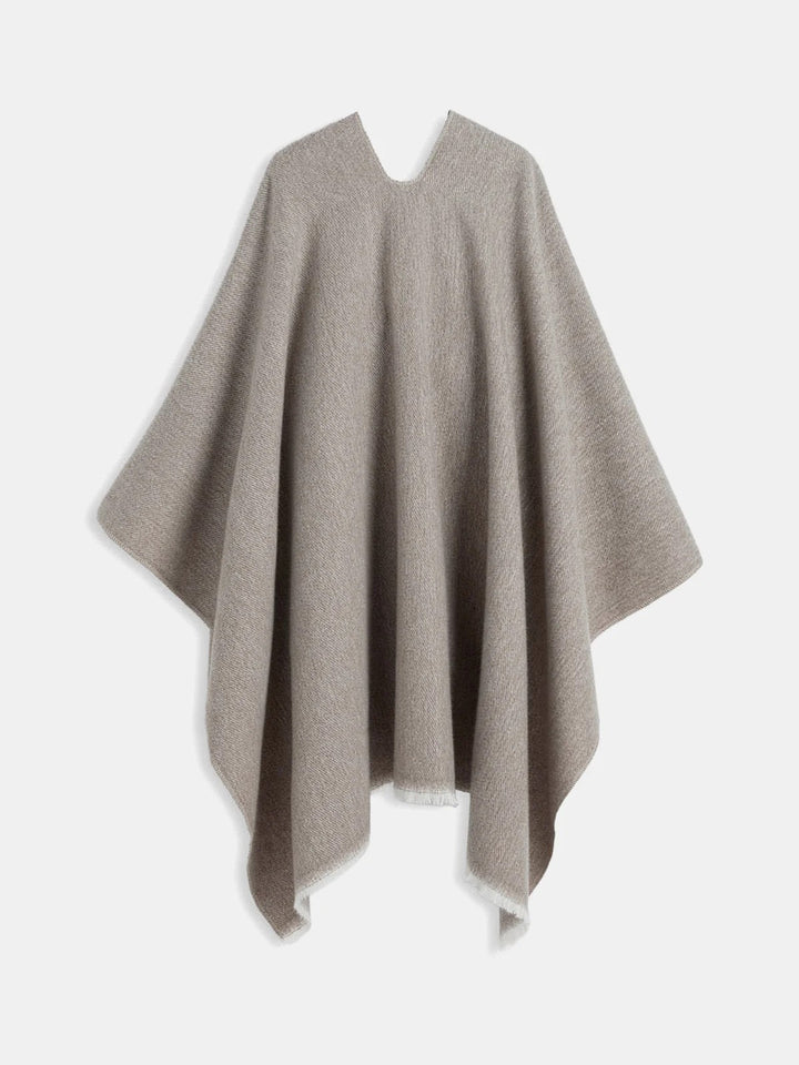 Faux Cashmere Cape