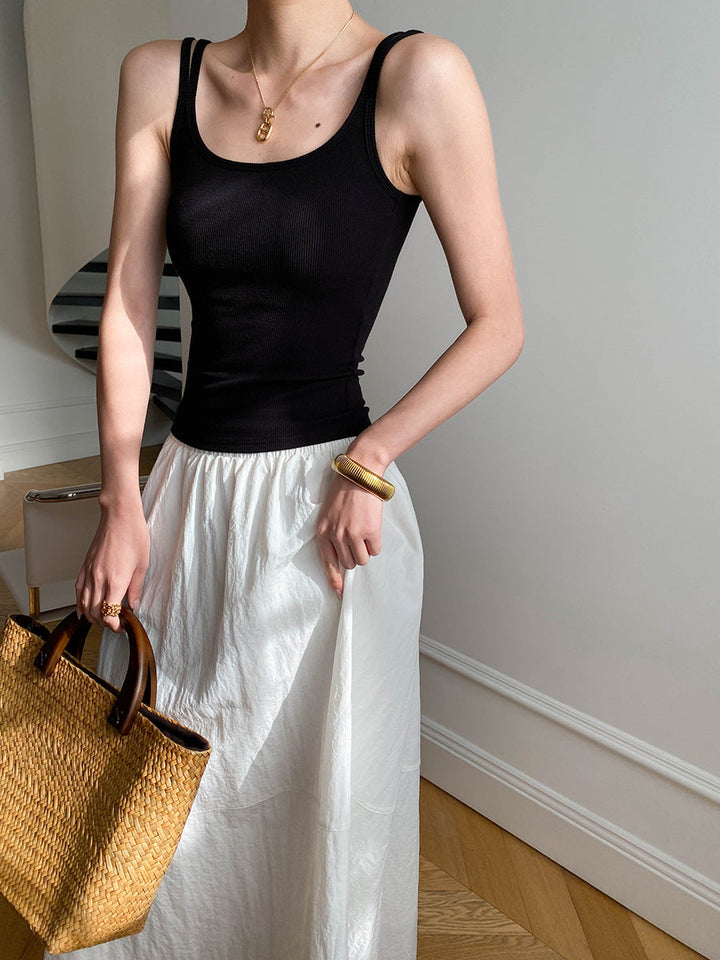 Molly Slim U-Neck Tank Top