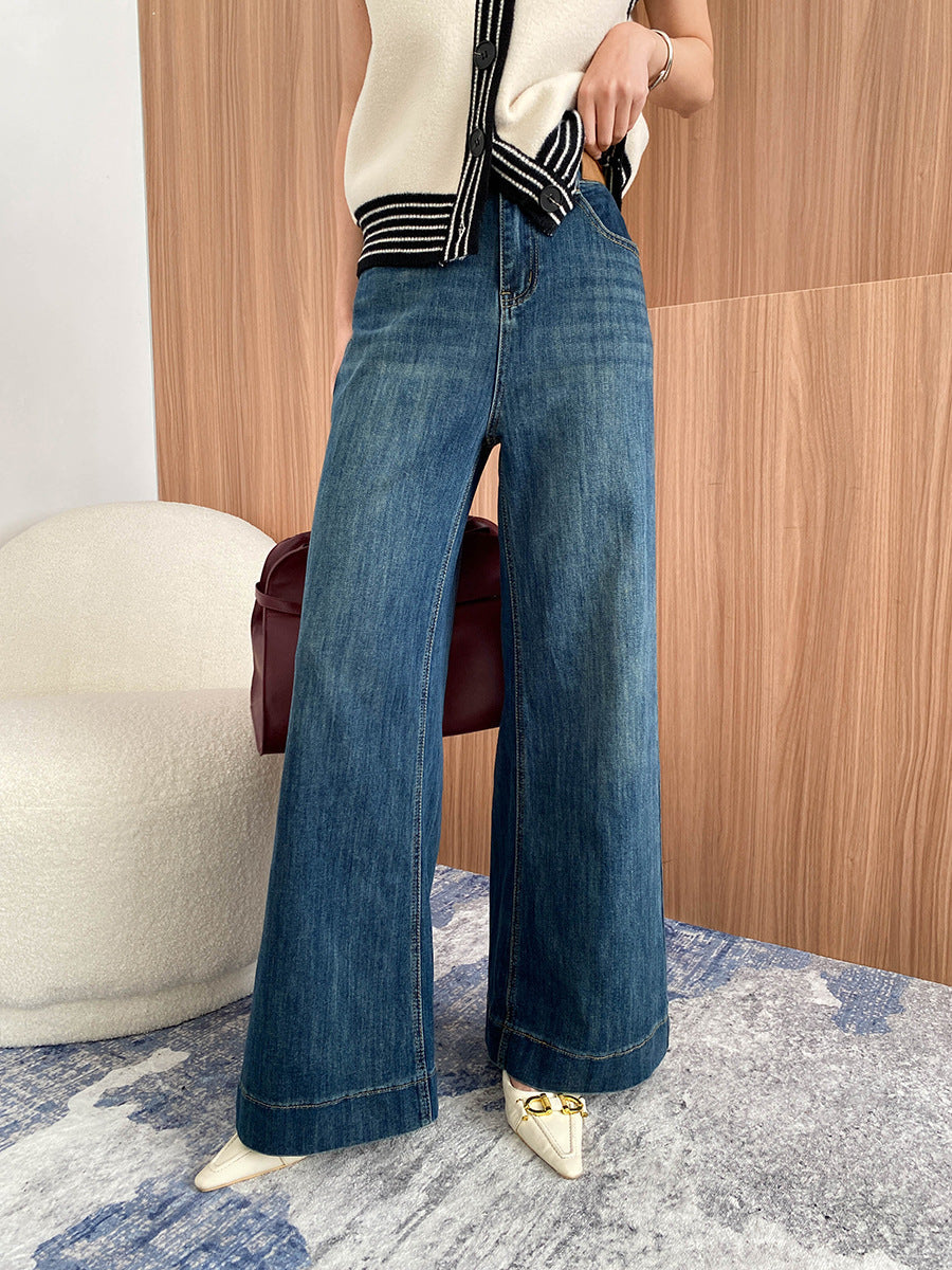 Sophie Loose High-Waisted Flared Wide-Leg Jeans