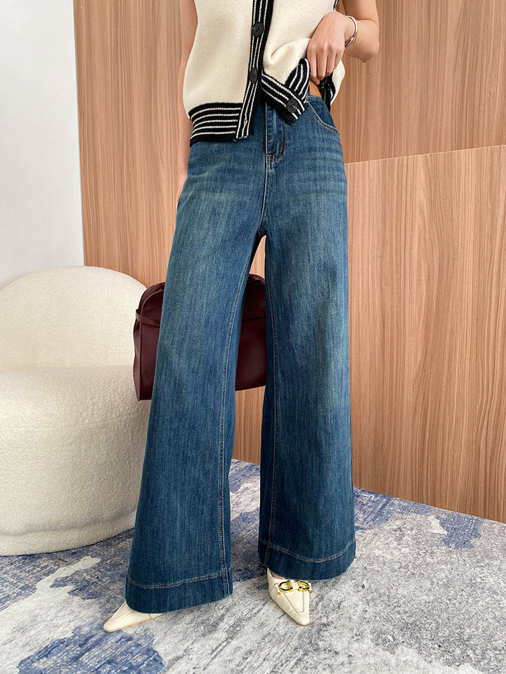 Sophie Loose High-Waisted Flared Wide-Leg Jeans