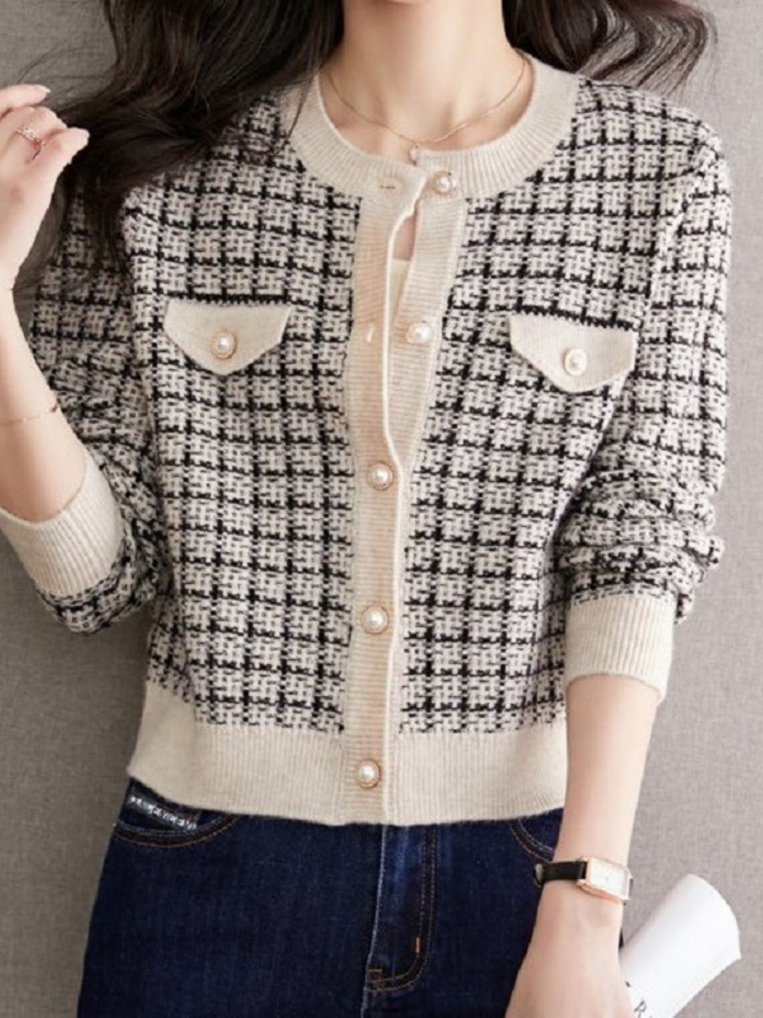 French-style Chic Cardigan