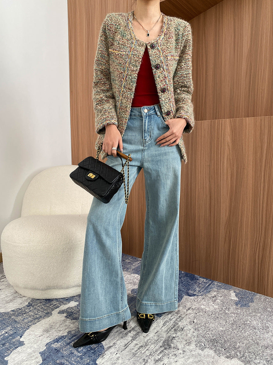 Sophie Loose High-Waisted Flared Wide-Leg Jeans