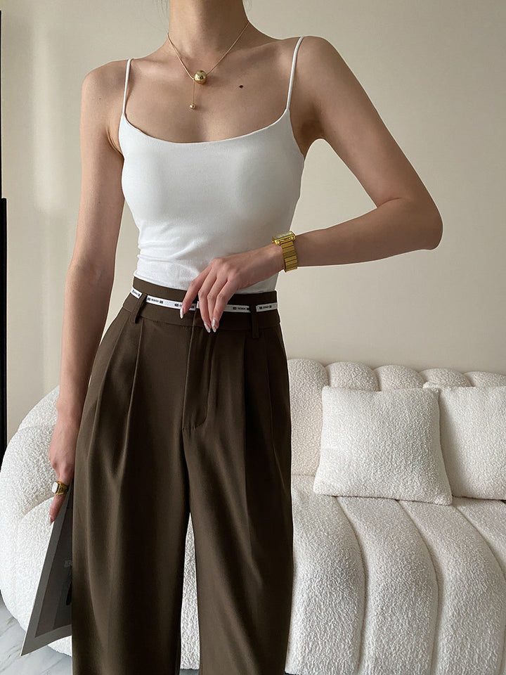 Caroline Slim Off-Shoulder Tank Top