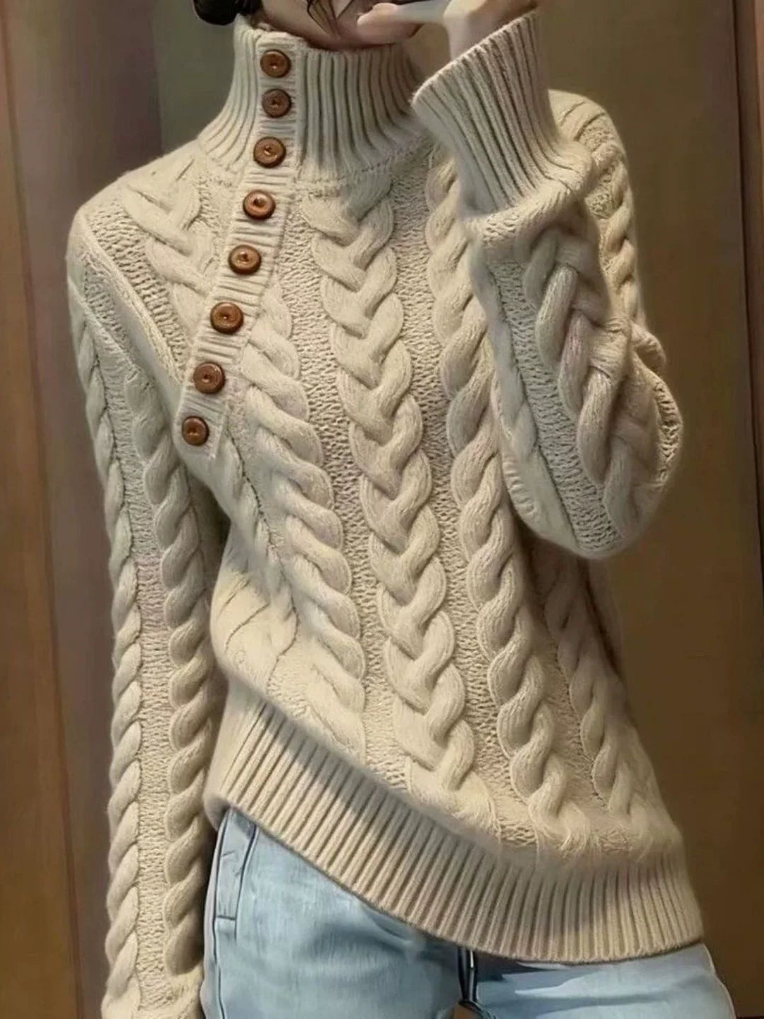 Thickened Warm High-neck Sweater