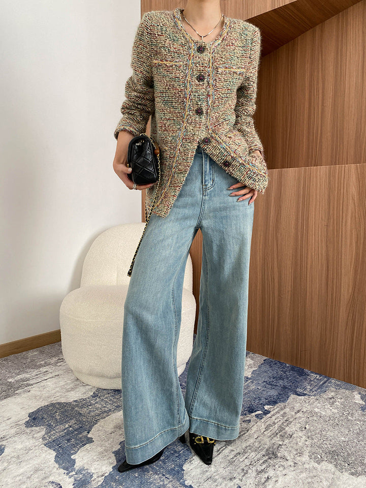 Sophie Loose High-Waisted Flared Wide-Leg Jeans