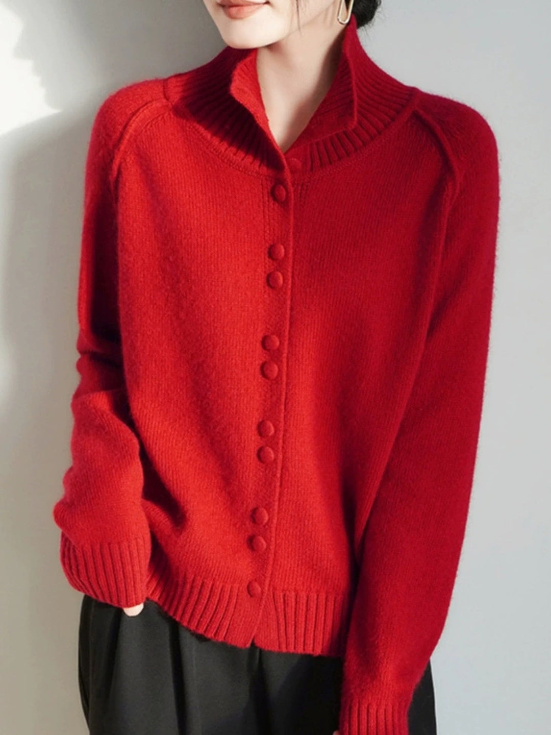 Hedy Pink Turtleneck Sweater