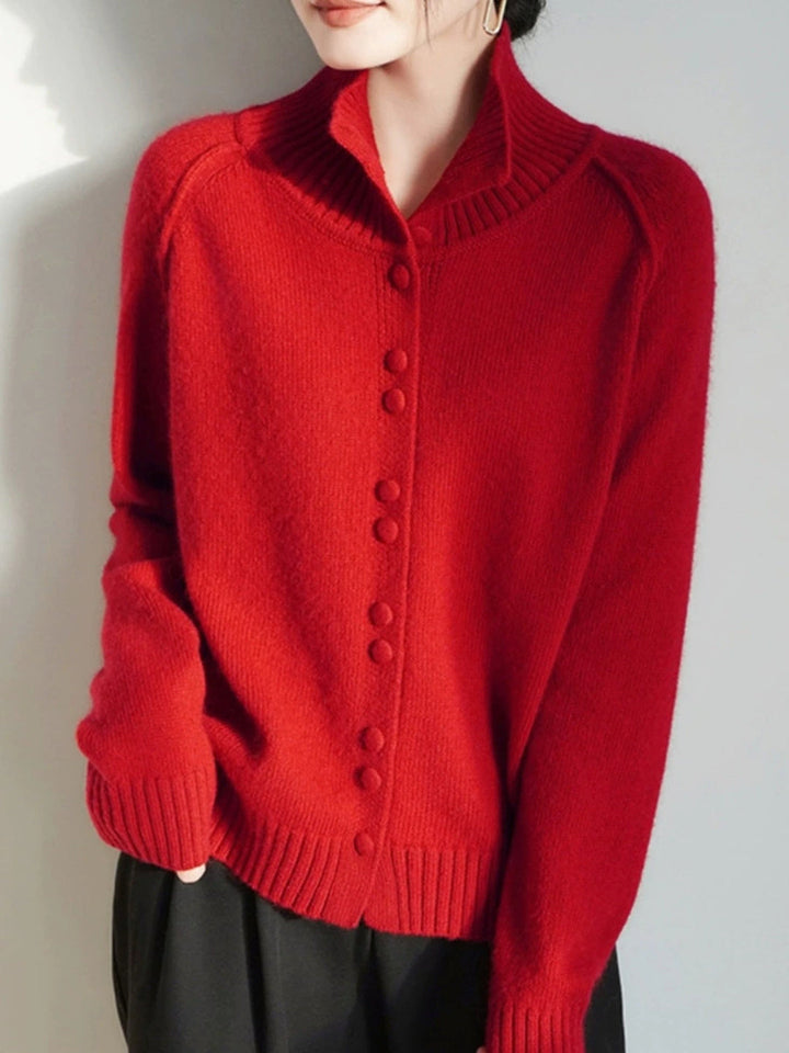 Hedy Pink Turtleneck Sweater