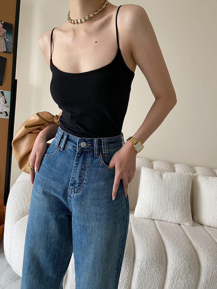 Caroline Slim Off-Shoulder Tank Top