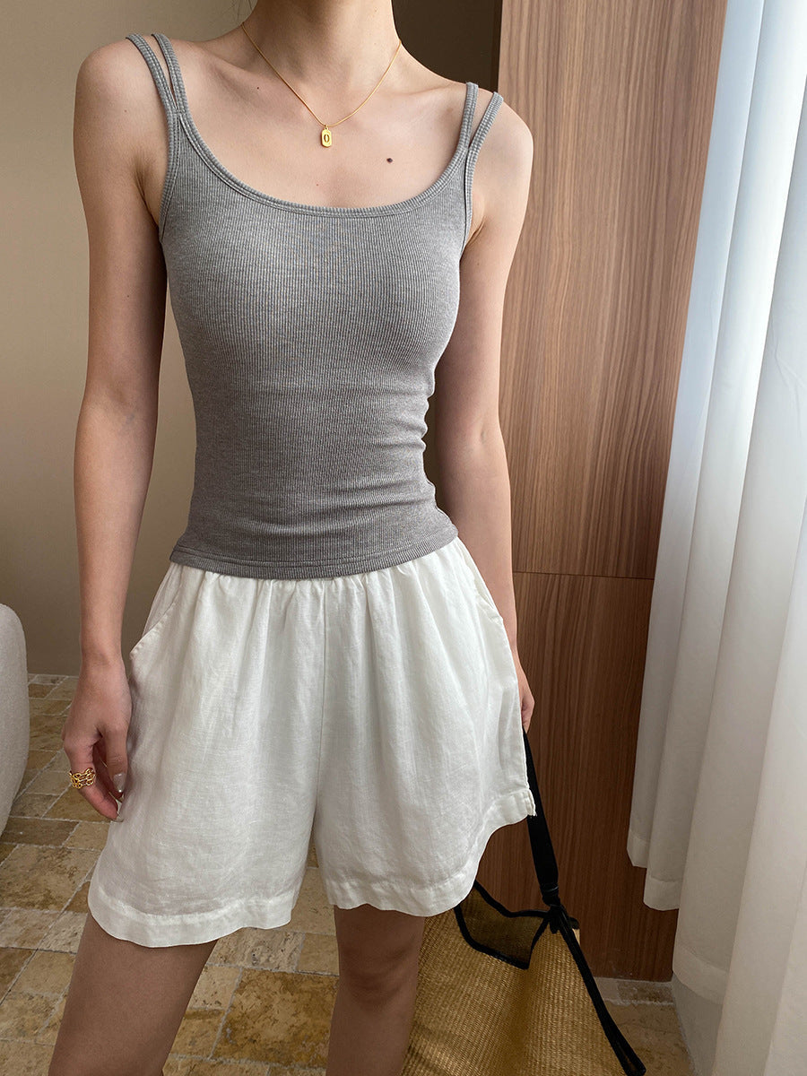 Molly Slim U-Neck Tank Top