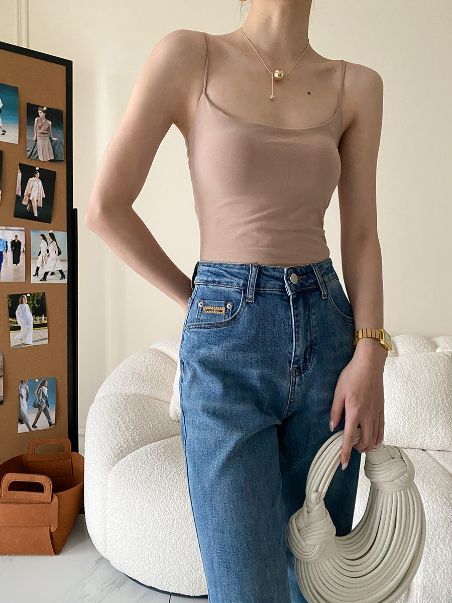 Caroline Slim Off-Shoulder Tank Top