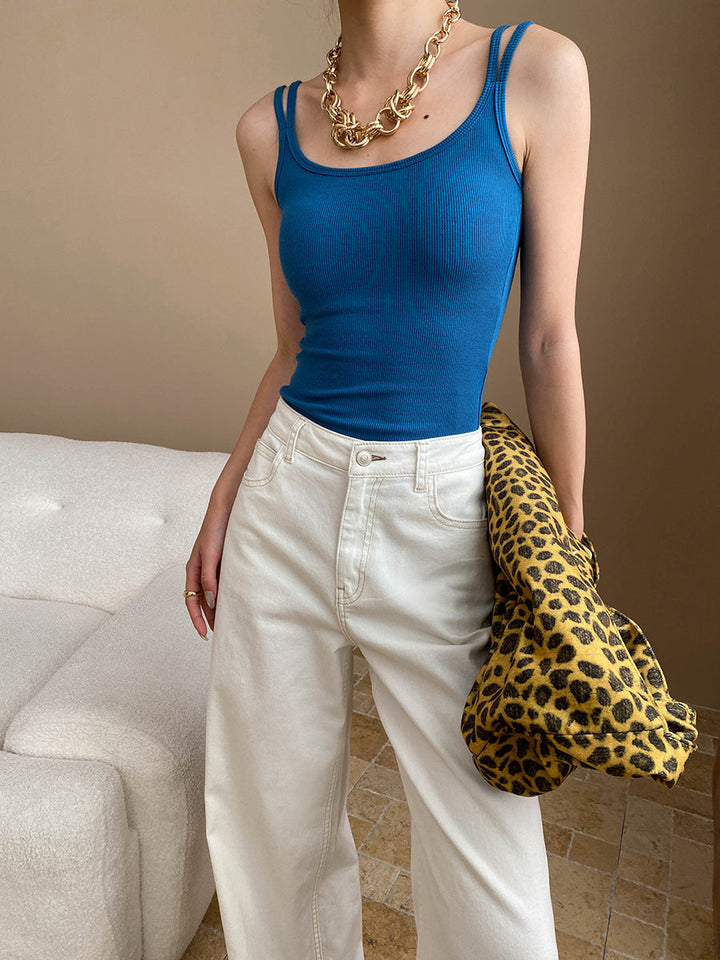 Molly Slim U-Neck Tank Top