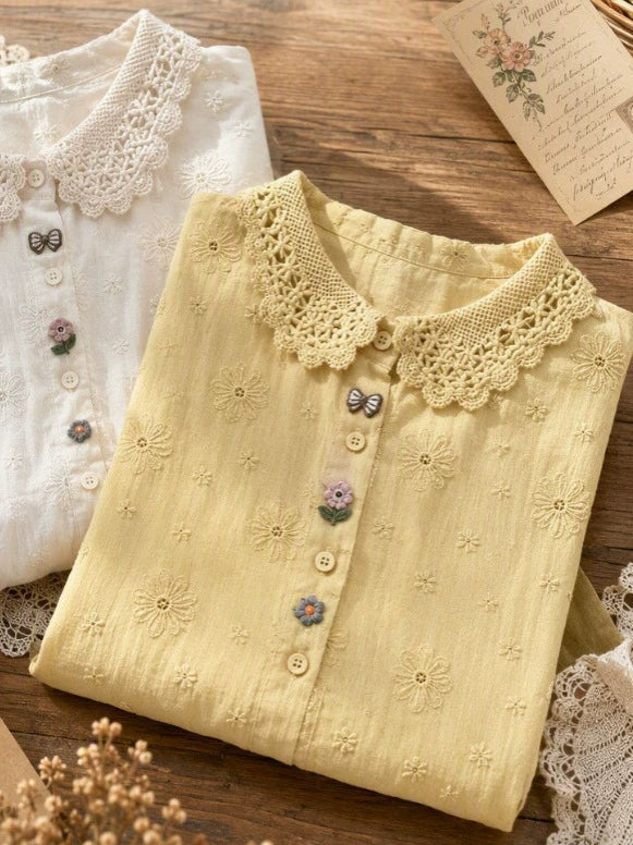 New Loose-fit Embroidered Shirt