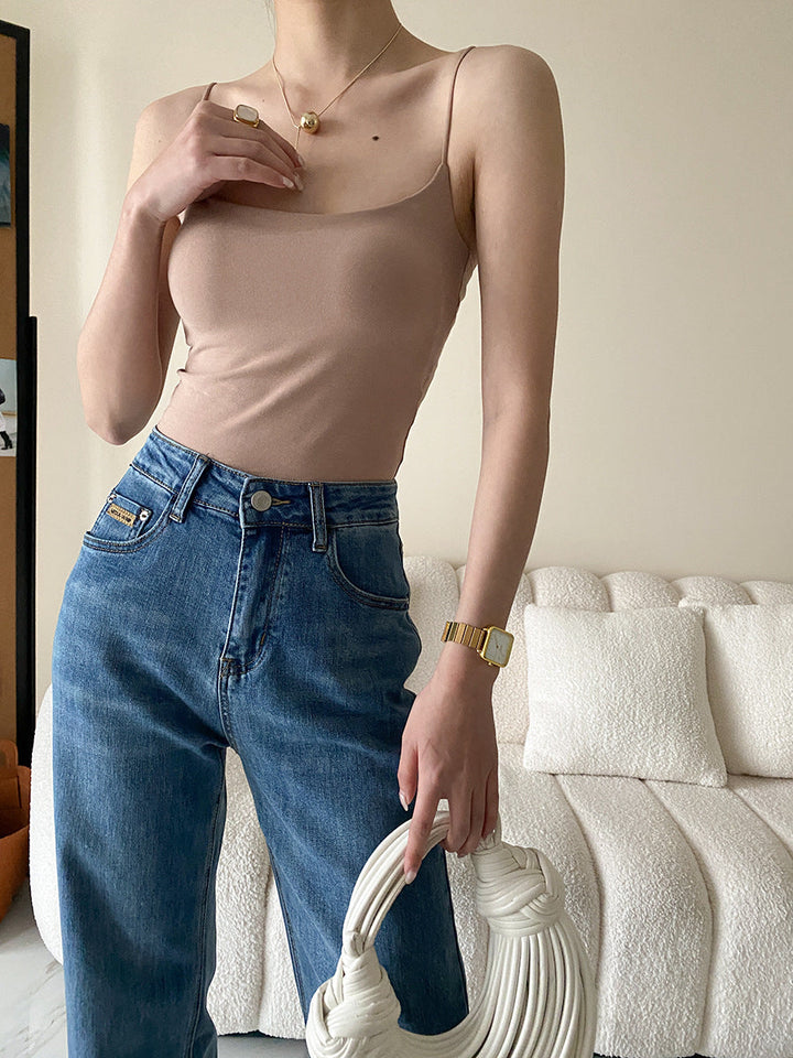 Caroline Slim Off-Shoulder Tank Top