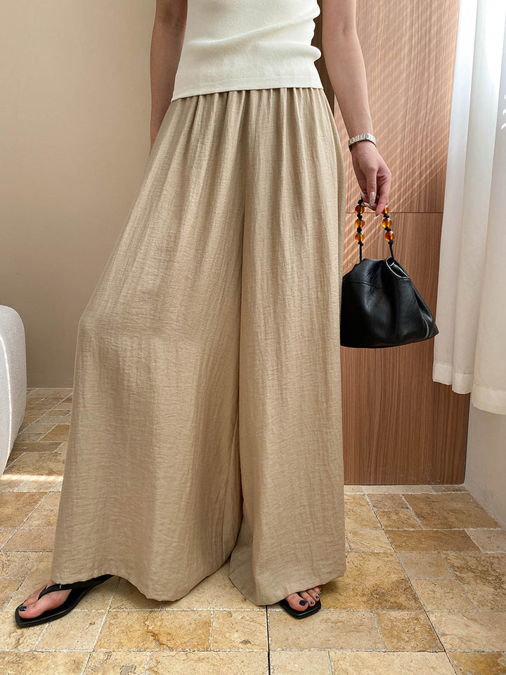 Charlotte Loose Linen Wide-Leg Pants