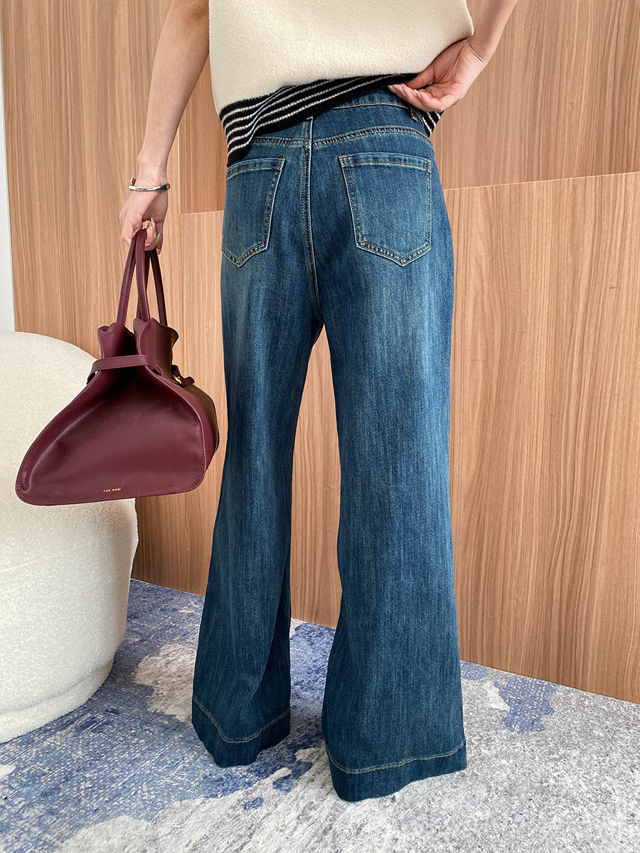 Sophie Loose High-Waisted Flared Wide-Leg Jeans