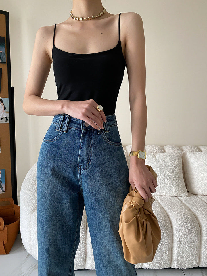 Caroline Slim Off-Shoulder Tank Top