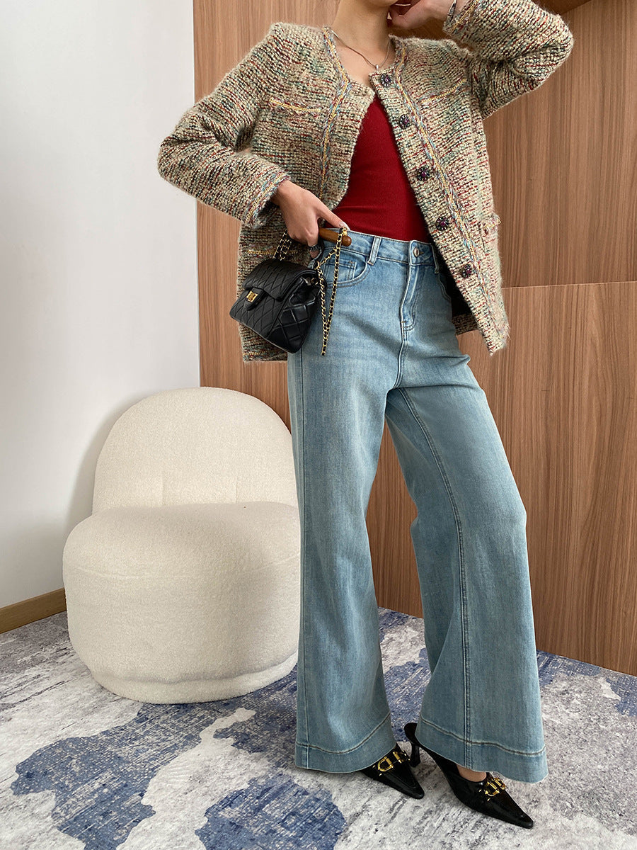 Sophie Loose High-Waisted Flared Wide-Leg Jeans