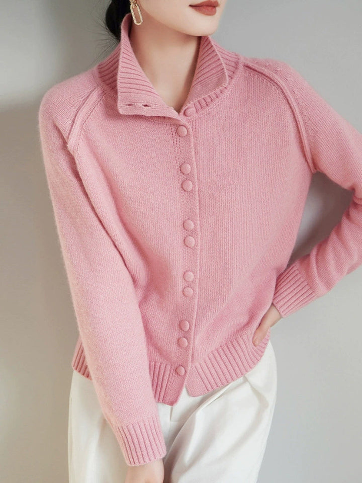 Hedy Pink Turtleneck Sweater