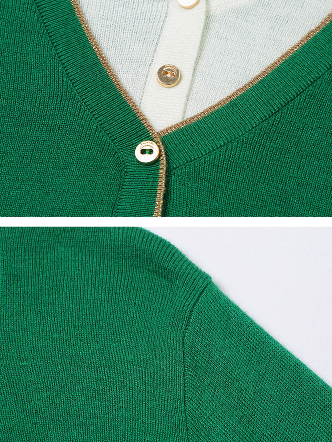 Dale French Style V-Neck Cardigan