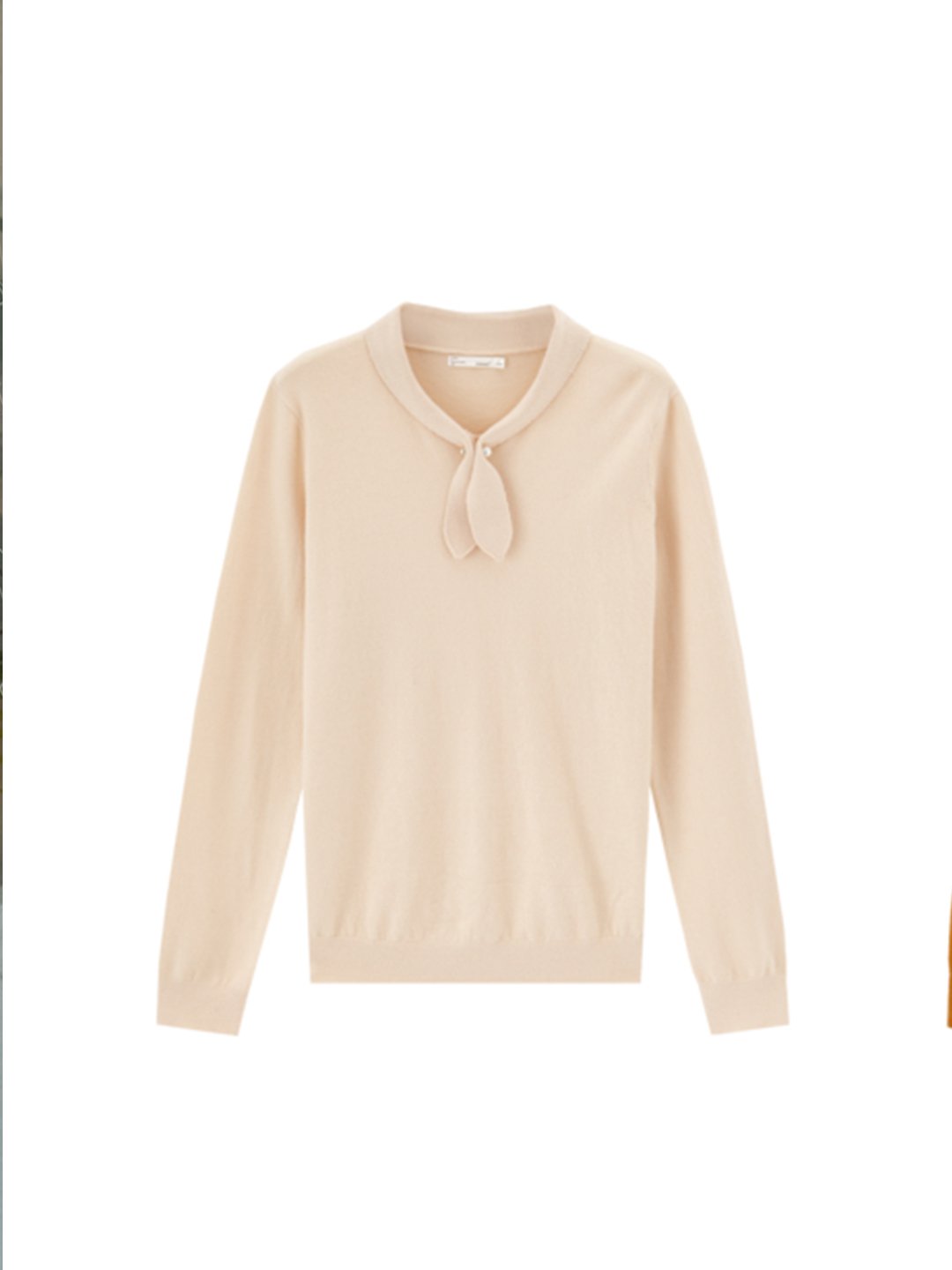 Adorable Vintage Rabbit Collar Knitted Top