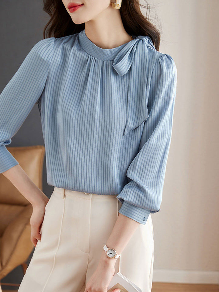 Emma Casual Bow Loose Shirt